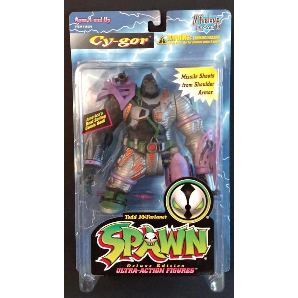 McFarlane Toys Spawn Cy-Gor Deluxe Ultra-Action Figure Series 4 NIP Sealed